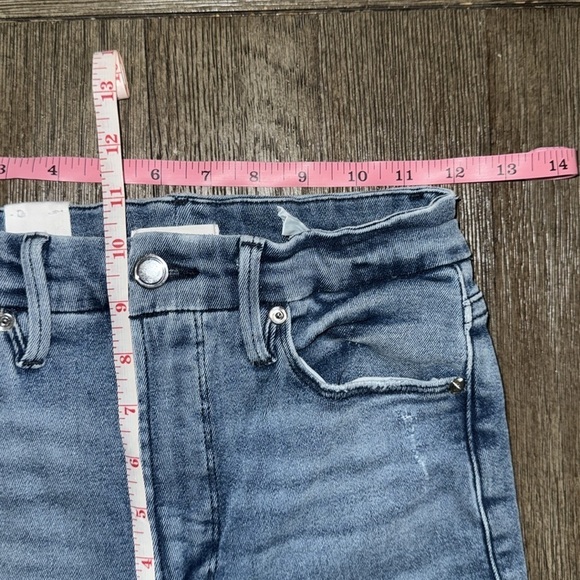 Good American Good Waist Crop Jeans Indigo139 - Picture 10 of 12